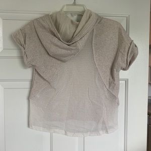 COPY - Mesh Slight Crop Top Hoodie